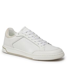 Calvin Klein Zapatillas Calvin Klein Low Top Lace Up Lth HM0HM01455 White/Feather Grey 0K5