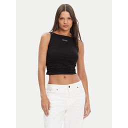 Guess Guess Τοπ V5YP00 J1314 Μαύρο Regular Fit