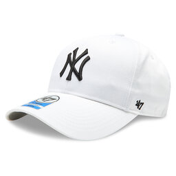 47 Brand Keps 47 Brand MLB New York Yankees Raised Basic '47 MVP B-RAC17CTP-WH White