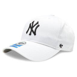 47 Brand Șapcă 47 Brand MLB New York Yankees Raised Basic '47 MVP B-RAC17CTP-WH White