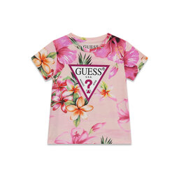 Guess Guess Футболка K6GI13 K6YW4 Рожевий Regular Fit
