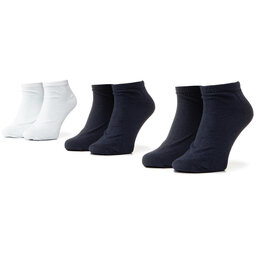 Kappa Súprava 3 párov kotníkových ponožiek unisex Kappa 704275 Tmavomodrá
