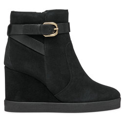 Geox Botine Geox D Elidea Wedge D46VQA 02243 C9999 Negru
