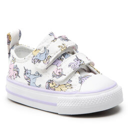 Converse Sneakers aus Stoff Converse Ctas 2V Ox A01675C White/Moonstone Violet