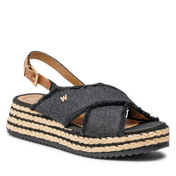 Wrangler Espadryle Wrangler Kim Tex Cross WL21635A Black/Pewter 309
