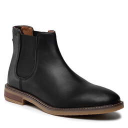 Clarks Gležnjarji Chelsea Clarks Jaxen Chelsea 261627297 Black Leather