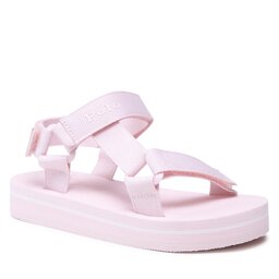 Polo Ralph Lauren Sandaler Polo Ralph Lauren New Haven Platform RF104018 Blush Webbing w/ Tonal PP