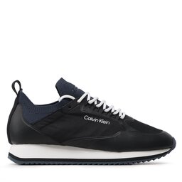 

Снікерcи Calvin Klein Low Top Lace Up Nylon HM0HM00921 Black/Navy 0GL, Чорний