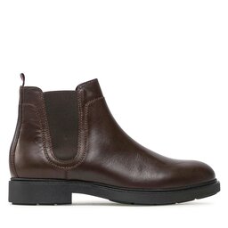 Tommy Hilfiger Челсі Tommy Hilfiger Elevated Rounded Lth Chelsea FM0FM04183 Коричневий