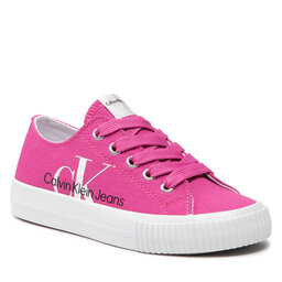 Calvin Klein Jeans Πάνινα παπούτσια Calvin Klein Jeans Low Cut Lace-Up Sneaker V3A9-80187-0890 Fuchsia 313