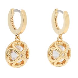 

Сережки Kate Spade Huggies K5263 Clear/Gold 250, Золотий