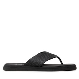 

В'єтнамки Calvin Klein Leather Thong Cv Mono HM0HM00508 Black Mono 00V, Чорний