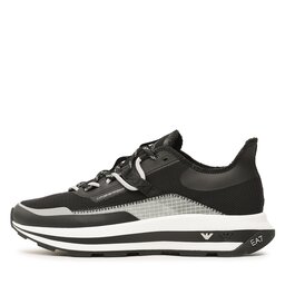 

Снікерcи EA7 Emporio Armani X8X145 XK336 N763 Black/Silver, Чорний