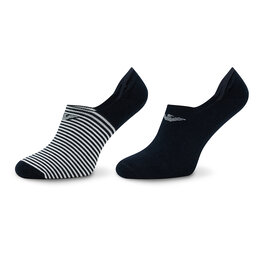 Emporio Armani Set de 2 perechi de șosete scurte pentru bărbați Emporio Armani 292315 3R219 21136 Marine