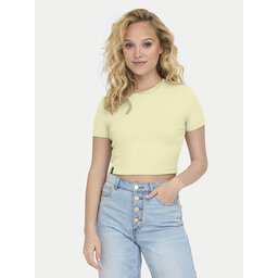 ONLY ONLY Camiseta Betty 15311891 Amarillo Regular Fit
