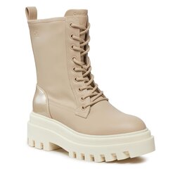Calvin Klein Jeans Trapery Calvin Klein Jeans Chunky Boot Laceup Lth Mg Sat YW0YW01285 Cement PA5
