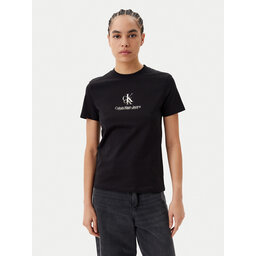 Calvin Klein Jeans Calvin Klein Jeans T-Shirt Shadow Graphic J20J225545 Μαύρο Regular Fit