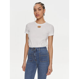 Elisabetta Franchi Elisabetta Franchi Póló MA-52N-41E2-V180 Fehér Regular Fit