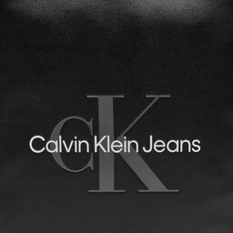 

Плоска сумка Calvin Klein Jeans Monogram Soft K50K512448 BEH, Чорний