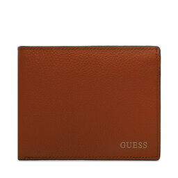Guess Duży Portfel Męski Guess Slg Recap SMRIVI LEA24 Brązowy