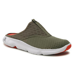 Salomon Papucs Salomon Reelax Slide 5.0 412778 27 M0 Deep Lichen Green/White/Cherry Tomato