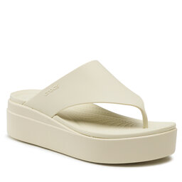 Crocs Pantoletten Crocs Crocs Brooklyn Flip 208727 Bone 2Y2