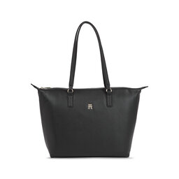 Tommy Hilfiger Borsetta Tommy Hilfiger Poppy Plus Tote AW0AW15856 Black BDS