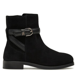 Tommy Hilfiger Botines Tommy Hilfiger Elevated Essential Boot Suede FW0FW07482 Negro