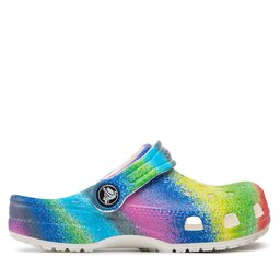 

Шльопанці Crocs Classic Spray Dye Clog K 208080 White/Multi, Кольоровий