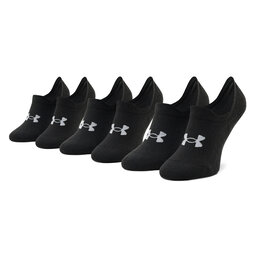 Under Armour Set di 3 paia di pedulini unisex Under Armour Ua Ultra Lo 1351784-001 Nero