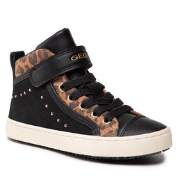 Geox Kotníková obuv Geox J Kalispera G. I J744GI 0AFDH C9BT6 M Black/Whisky