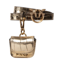 

Жіночий ремінь Pinko Brevis H2 Belt AI 22-23 PLT01 1H2140 A03I Gold/Antiq ZZ6Q, Золотий
