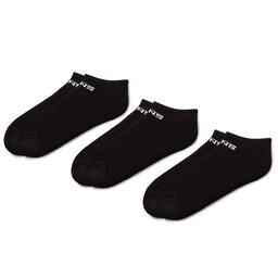 Vans Sada 3 párů dámských nízkých ponožek Vans Classic Kick VN000XSXBLK Černá