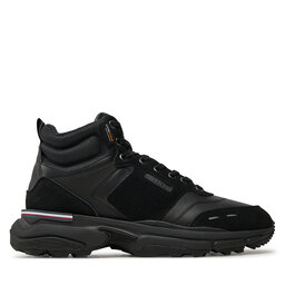 Tommy Hilfiger Sneakers Tommy Hilfiger M Runner Cordura Hi Lth Mix FM0FM05222 Nero