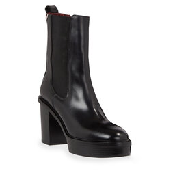 Tommy Hilfiger Bottines Tommy Hilfiger Elevated Plateau Chelsea Bootie FW0FW07542 Black BDS