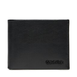 Calvin Klein Duży Portfel Męski Calvin Klein Minimal Focus Bifold 6Cc W/Bill K50K511277 Ck Black BEH