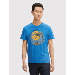 Tom Tailor Tricou Tom Tailor 1031618 Vallarta Blue 28853