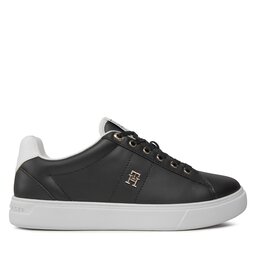 Tommy Hilfiger Sneakersy Tommy Hilfiger Essential Elevated Court Sneaker FW0FW07685 Czarny