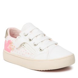 Geox Sneakers Geox J Gisli G. B J024NB 0AW54 C1364 M White/Dk Pink