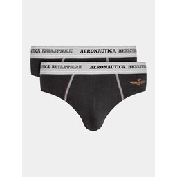 Aeronautica Militare Aeronautica Militare 2er-Set Slips AM1USL002 Schwarz