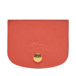 Longchamp Etui na karty kredytowe Longchamp 30031HYZ Koralowy