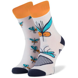 Cup of Sox Unisex Magasszárú Zokni Cup of Sox Bzyki Z Afryki Fehér