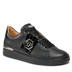 

Снікерcи PHILIPP PLEIN Leather Lo-Top Sneakers AACS USC0513 PLE010N Black 02, Чорний