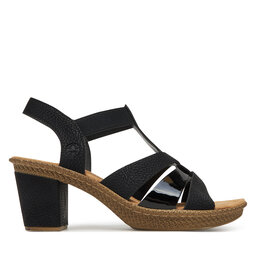 Rieker Sandalen Rieker 665K3-00 Schwarz