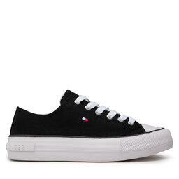 

Кеди Tommy Hilfiger Low Cut Lace-Up Sneaker T3A4-32118-0890 S Black 999, Чорний