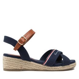 

Еспадрильї Tommy Hilfiger Rope Wedge Sandal T3A7-32187-0547 Blue/Tobacco X555, Cиній