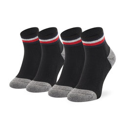 Tommy Hilfiger 2er-Set hohe Kindersocken Tommy Hilfiger 100001501 Black 027
