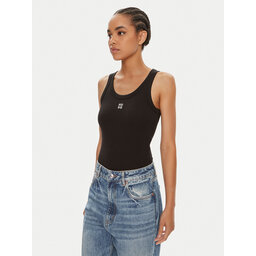 HUGO Hugo Marškinėliai Datamia 50514489 Juoda Slim Fit