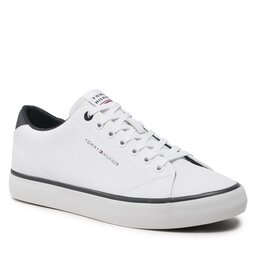 Tommy Hilfiger Laisvalaikio batai Tommy Hilfiger Hi Vulc Core Low Leather FM0FM04731 White YBS