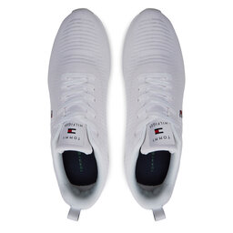 

Снікерcи Tommy Hilfiger Corporate Knit Rib Runner FM0FM02838 White YBR, Білий